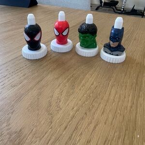Marvel Characters Juice Toppers 💚❤️🖤